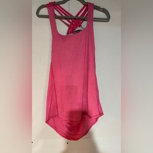 Lululemon built-in bra tank pink